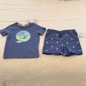 Tommy Bahama Kids' T-Shirt and Shorts Set